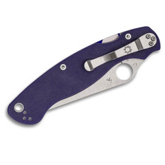 Джобен нож Spyderco Military 2 CPM S110V G10 Blue PlainEdge