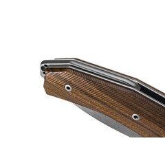 Джобен нож LionSteel KUR Santos Wood