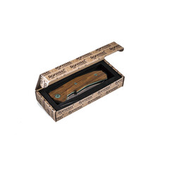 Джобен нож LionSteel KUR Santos Wood
