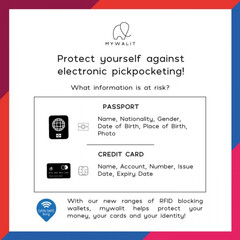 Калъф за кредитни карти Mywalit Credit Card Bill Holder Sardinia