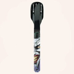 Комплект за хранене Akinod Straight Cutlery 12H34,  The Joker