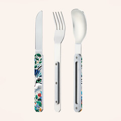 Комплект за хранене Akinod Straight Cutlery 12H34, Cat