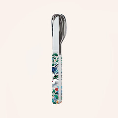 Комплект за хранене Akinod Straight Cutlery 12H34, Cat