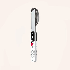 Комплект за хранене Akinod Straight Cutlery 12H34, Sylvester