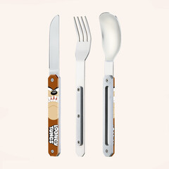 Комплект за хранене Akinod Straight Cutlery 12H34, Taz