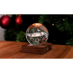Нощна лампа Ginko Amber Crystal Light Solar System
