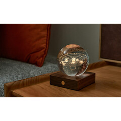 Нощна лампа Ginko Amber Crystal Light Solar System