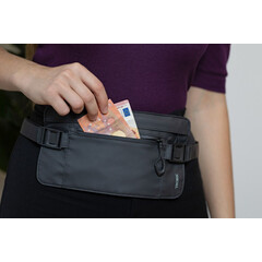 Чанта за кръст TROIKA BLACK BEG, черна