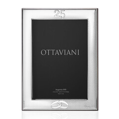 Фоторамка сребро Ottaviani miro-silver "25 years of marriage" 13x18 см