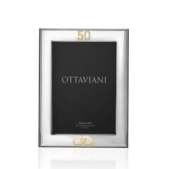 Фоторамка сребро Ottaviani miro-silver "50 years of marriage" 13x18 см
