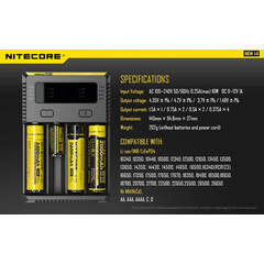 Зарядно Nitecore NEW i4 за четири батерии