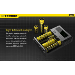 Зарядно Nitecore NEW i4 за четири батерии