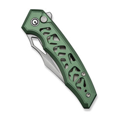 Джобен нож CIVIVI Anaaki Aluminum Green