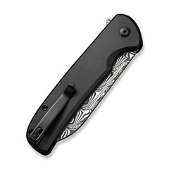 Джобен нож CIVIVI Chevalier II Black Aluminum / Damascus