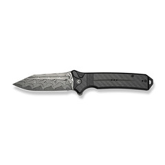 Джобен нож CIVIVI Neurohaptic Carbon Fiber Overlay/ Black G10 Handle / Damascus