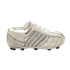 Посребрена касичка Bambino Football Boot