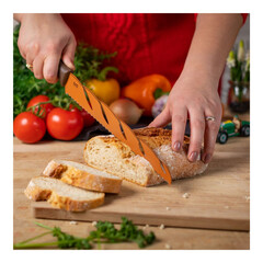 Нож за хляб Kuhn Rikon Bread Knife, кафяв