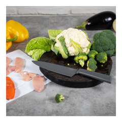 Нож Kuhn Rikon COLORI+ Chef`s knife, сив