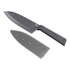 Нож Kuhn Rikon COLORI+ Santoku, сив