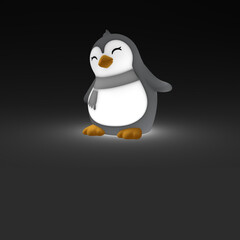 Акумулаторна нощна лампа Dhink® - Penguin