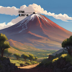 Кристална чаша Alaskan Maker TOPOGRAPHIC Etna 450мл