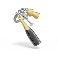 Ключодържател Metalmorphose, Champagne