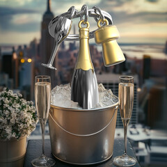 Ключодържател Metalmorphose, Champagne