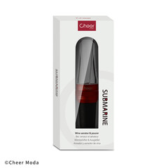 Аератор и наливник Cheer Moda Submarine, червен