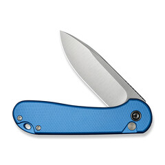 Джобен нож CIVIVI Button Lock Elementum II Diamond Patterned Blue Aluminum