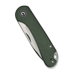 Джобен нож CIVIVI Elementum Slip Joint Green Canvas Micarta
