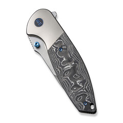 Джобен нож WEKNIFE Nitro OG Polished Bead Blasted Titanium & Aluminum Foil Carbon Fiber Inlay