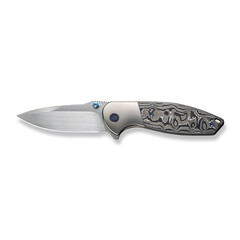 Джобен нож WEKNIFE Nitro OG Polished Bead Blasted Titanium & Aluminum Foil Carbon Fiber Inlay