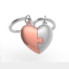 Ключодържател Metalmorphose Couple Heart