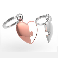 Ключодържател Metalmorphose Couple Heart