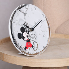Стенен часовник Disney Mickey, посребрен