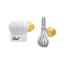 Значка Metalmorphose Fashion Kitchen Chef