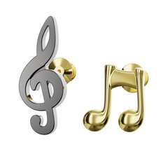 Значка Metalmorphose Fashion Solkey & Music Note