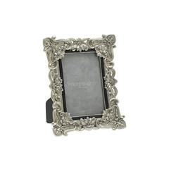 Фоторамка Impressions Antique Silver Floral With Crystals  10 x 15 см