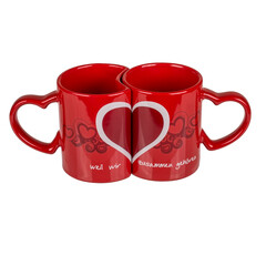 Комплект керамични чаша Heart&Valentine