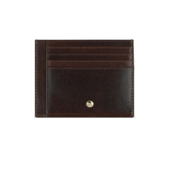 Кожен калъф за карти Bugatti Neaples, кафяв