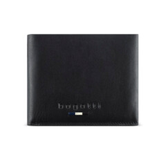 Кожен портфейл за карти Bugatti Romeo, черен