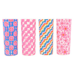 Комплект от четири стъклени чаши Studio Blom