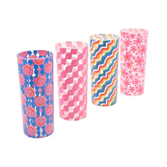 Комплект от четири стъклени чаши Studio Blom