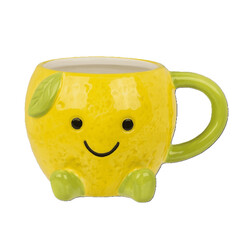 Керамична чаша  Kawaii Lemon, 385 мл