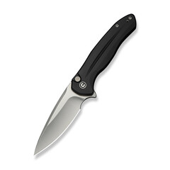 Джобен нож CIVIVI  Button Lock Kitefin Black Aluminum