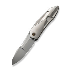 Джобен нож WEKNIFE Solid Polished Bead Blasted Titanium