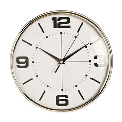 Стенен часовник Hometime Chrome 28см