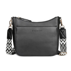 Дамска чанта Bugatti Mare 3.0 Shoulder bag, екокожа, черна
