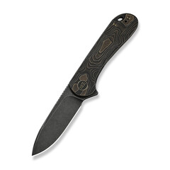 Джобен нож WEKNIFE Elementum Bronze / Black Titanium Handle