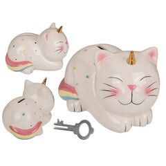 Керамична касичка Unicorn Cat